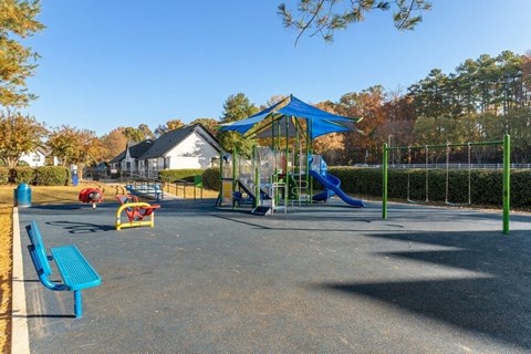 Playground and swings