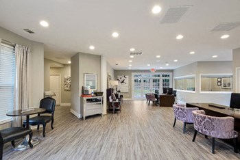 Clubhouse leasign office and lounge area
