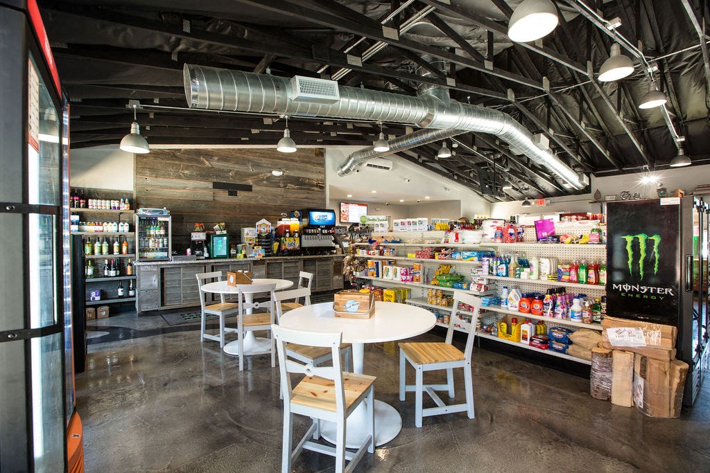 Marketplace with Tables and Chairs at Saratoga Ridge, Arizona, 85022