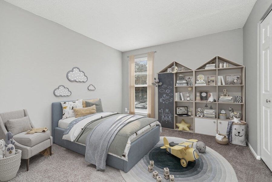 Model second bedroom