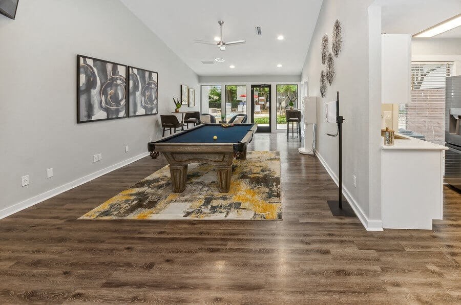 Pool table room