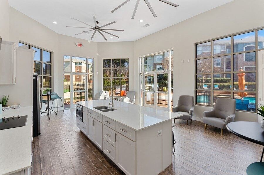 Clubhouse kitchenette