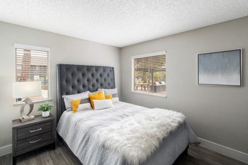Model primary bedroom