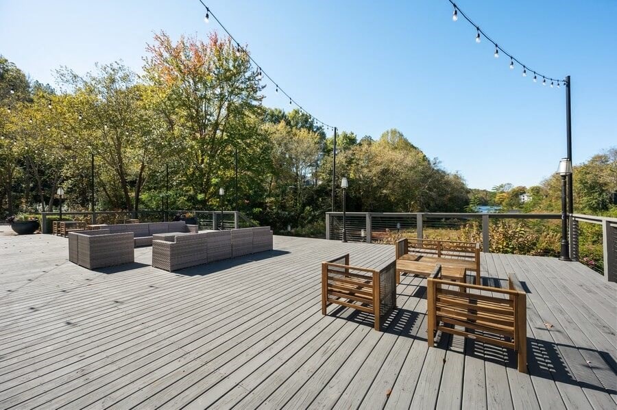 Clubhouse patio and deck