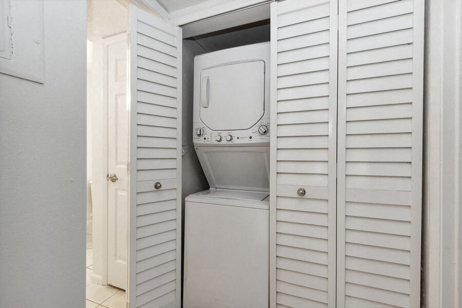 Model laundry closet
