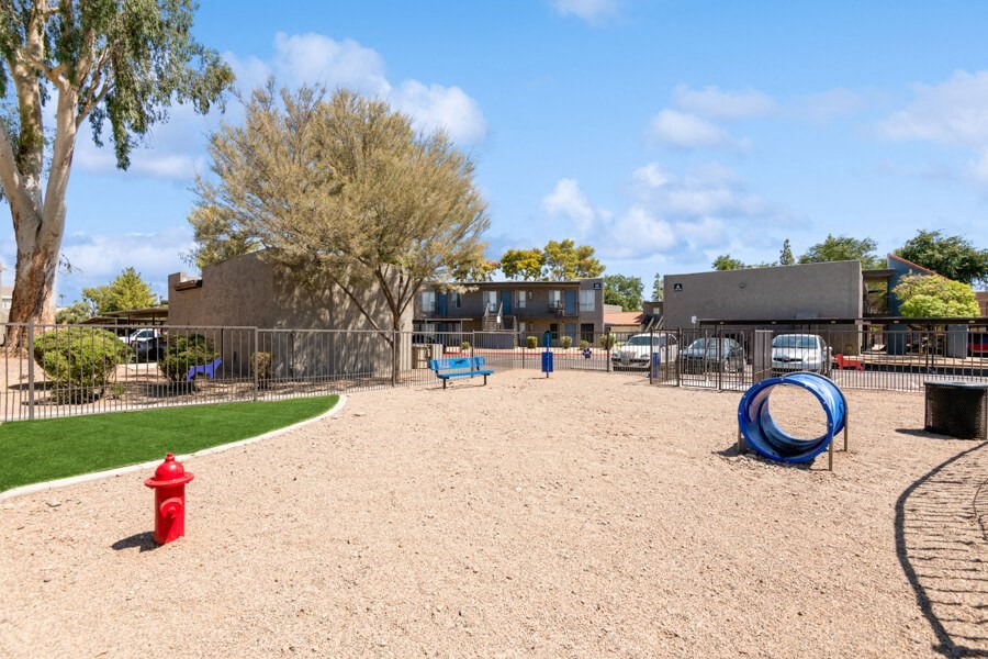 community dog park at Villages at Metro Center, Phoenix, AZ