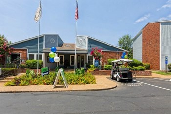 Leasing office front entrance