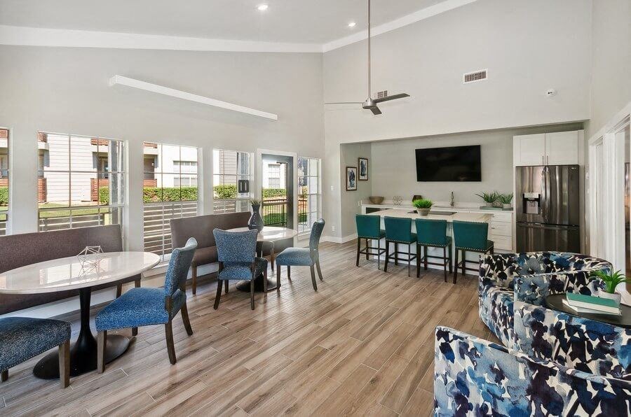 Clubhouse lounge area at Cobblestone, Texas