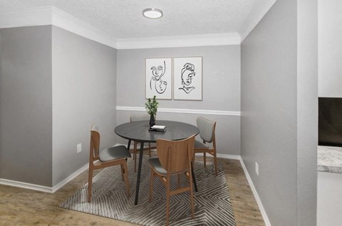 Model dining room