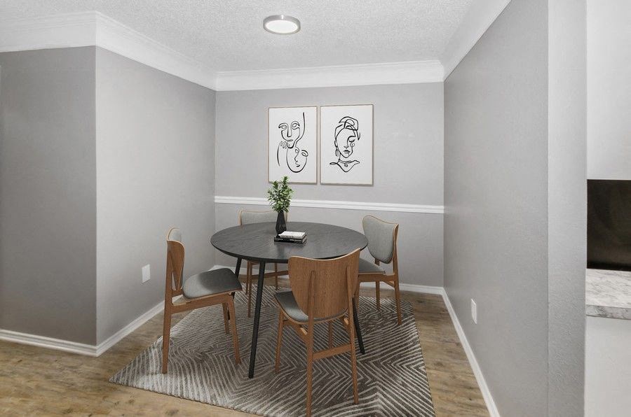 Model dining room