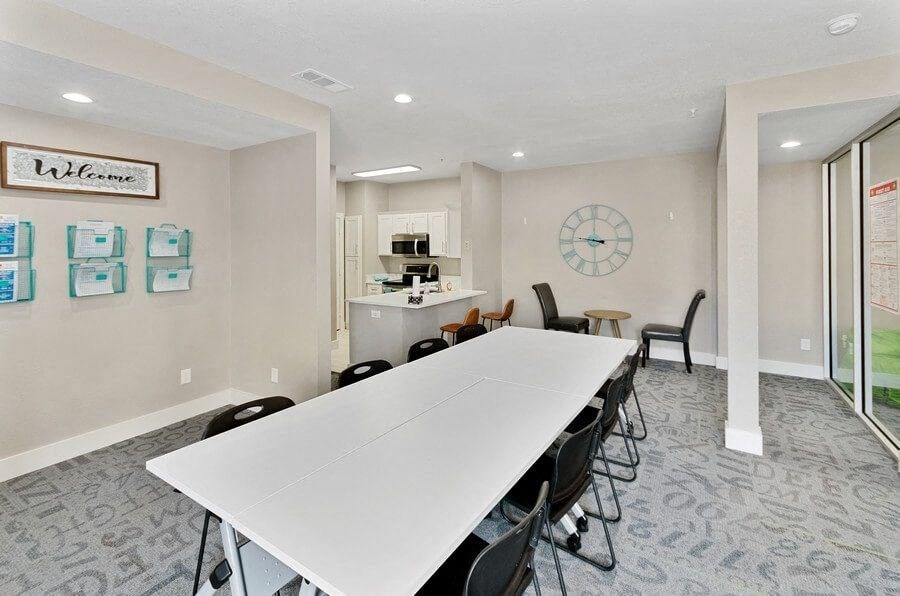 Clubhouse dining area