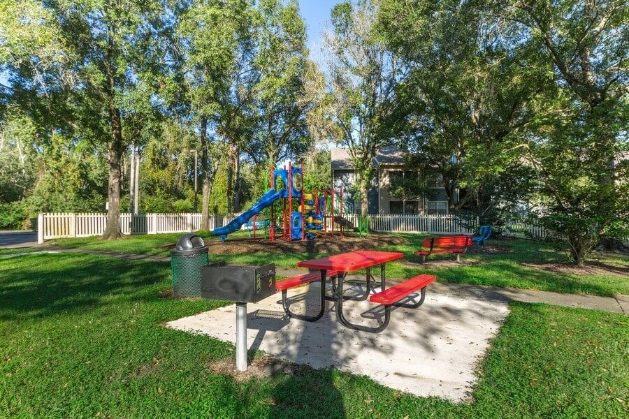 Playground and picnic area