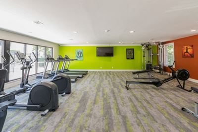 Fitness center with state of the art machines