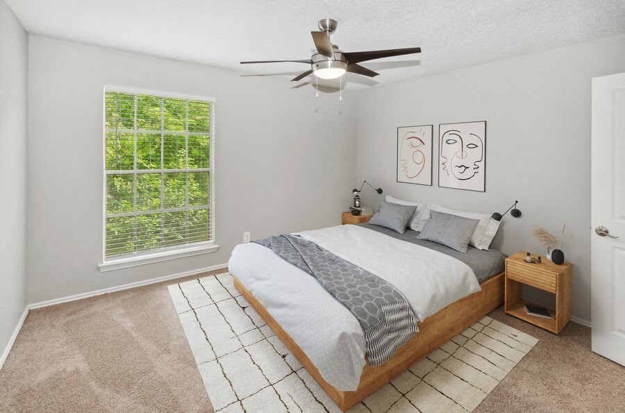 Model bedroom at Autumnwood, Arlington, TX, 76014