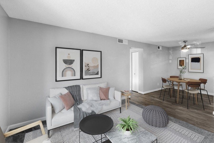 Model living room