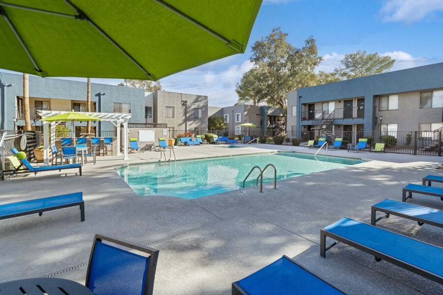 Community pool and sundeck