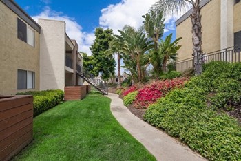 Outdoor walkway and landscape