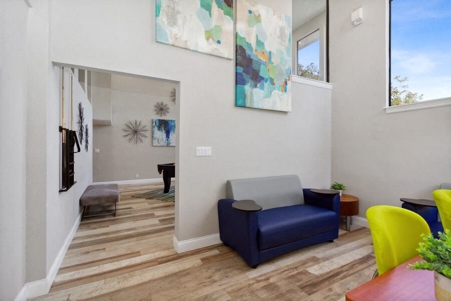 Resident lounge space