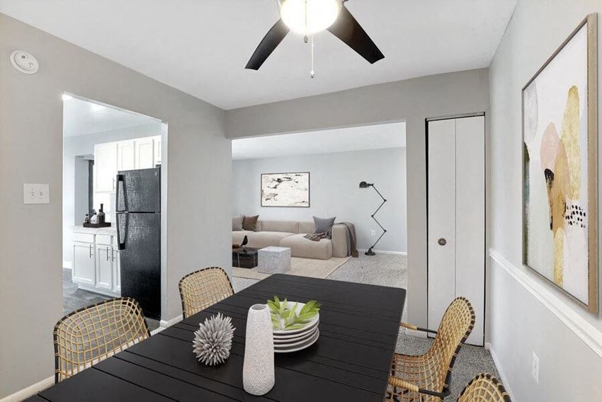 Model dining room