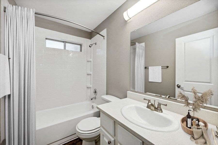 Model bathroom