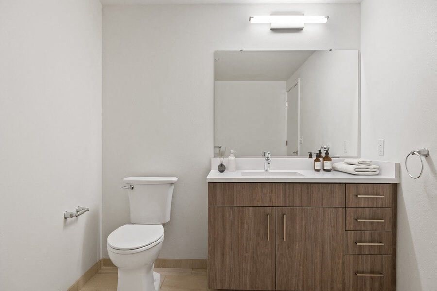 Model second bathroom