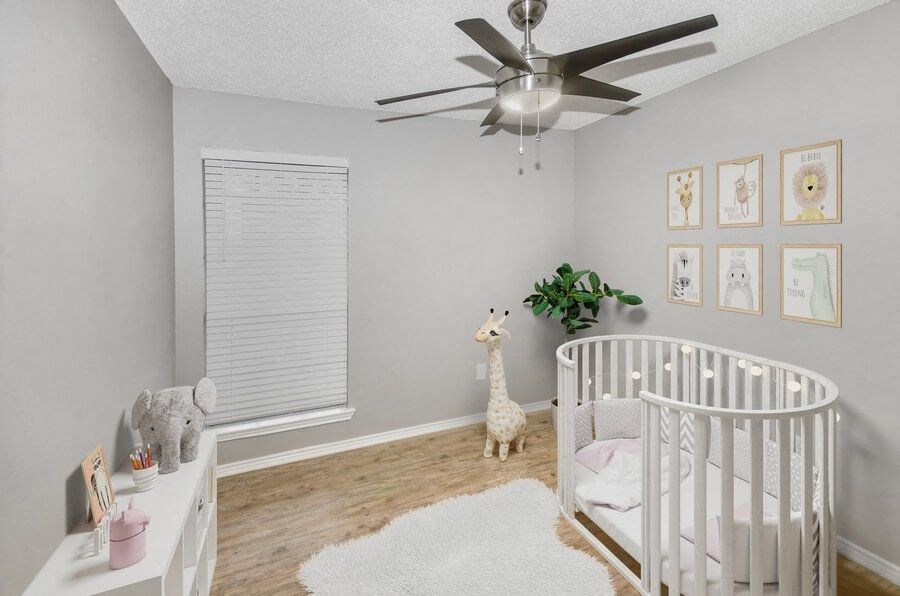 Model baby bedroom