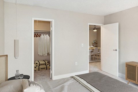 Model primary bedroom