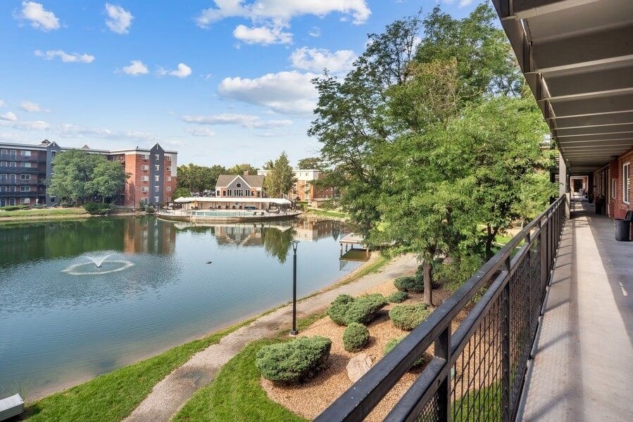 View from Apartment balcony at Esprit Cherry Creek, Glendale, 80246