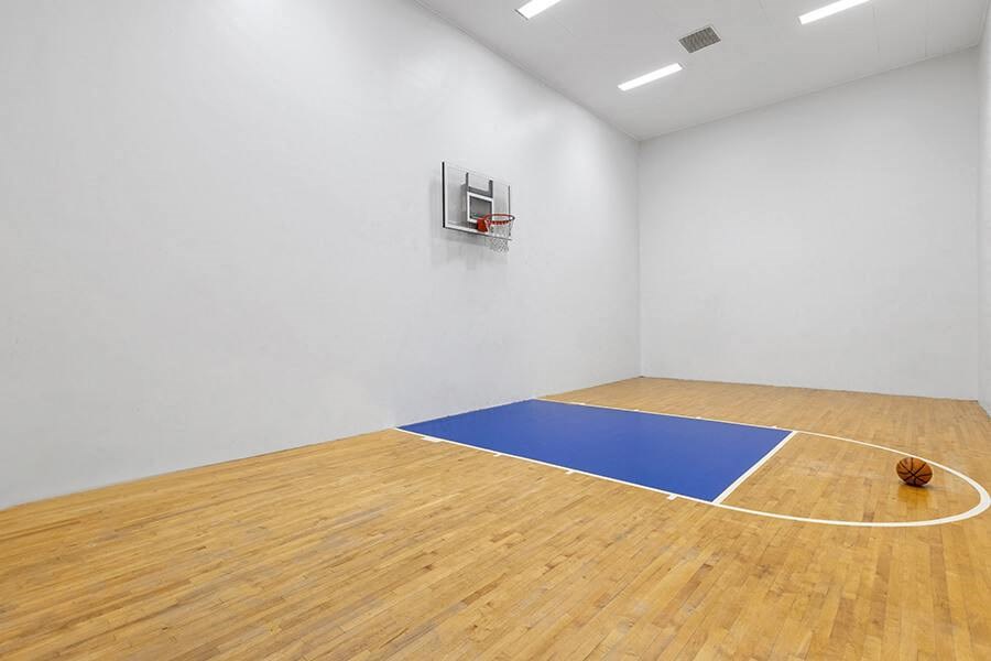 Indoor Basketball Court Area at Hilands Apartments in Tucson, AZ.