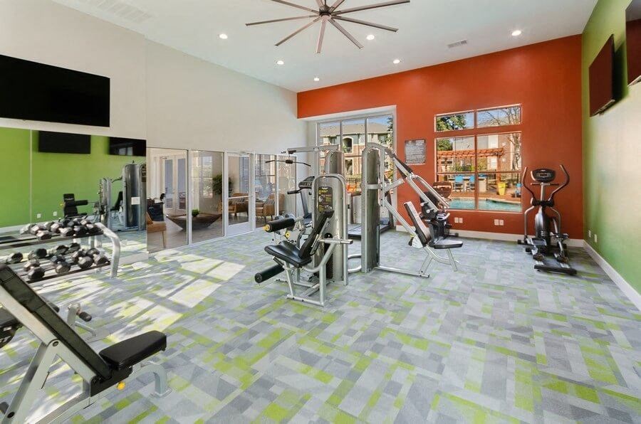 Fitness Center with state-of-the-art machines
