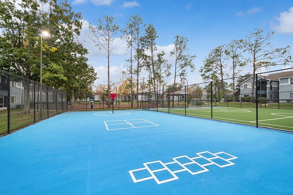 Community Sports Court at Westland Park Apartments in Jacksonville, FL.