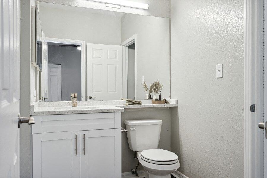 Model bathroom
