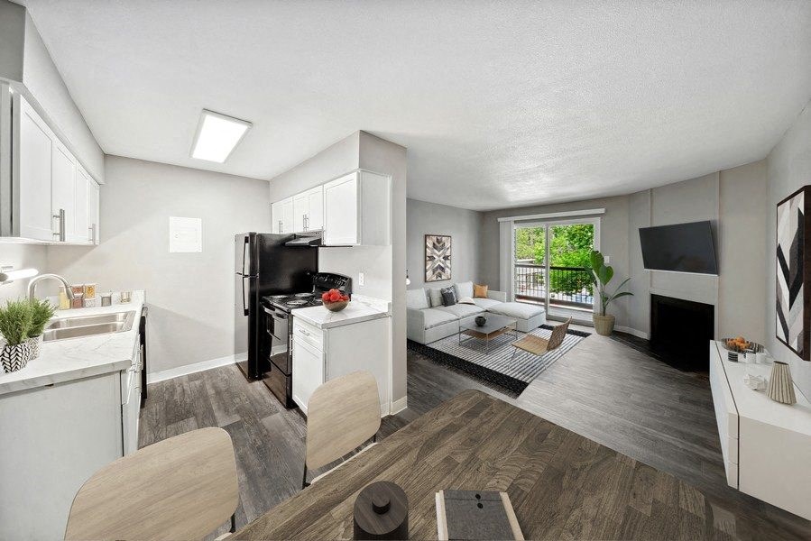 Model dining and kitchen