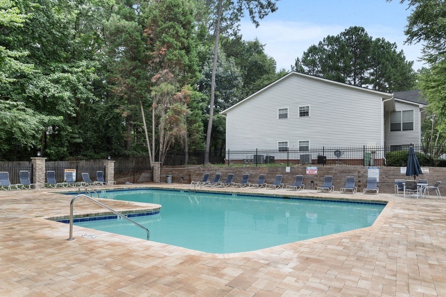 Resort style swimming pool
