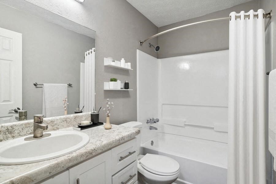 Model apartment bathroom