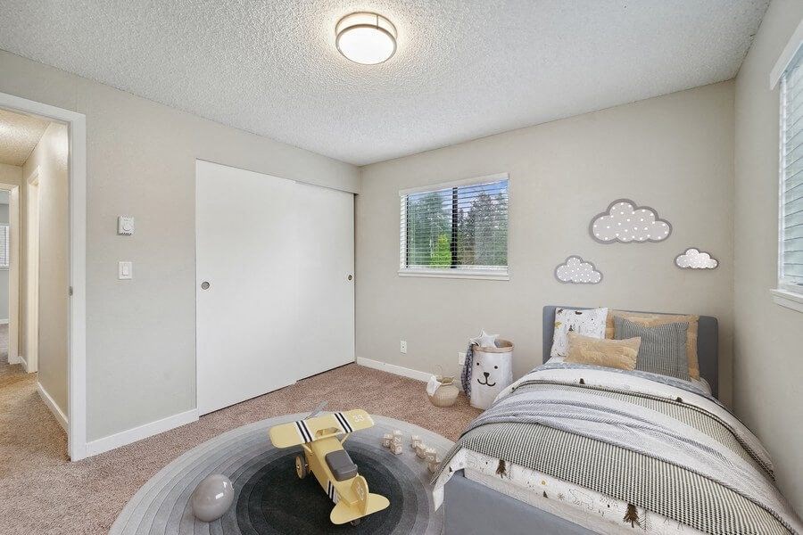 Model second bedroom