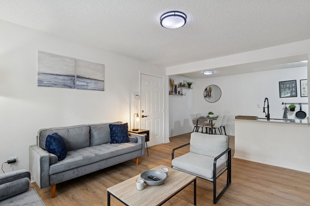 Model living room at Northlake Apartments in Jacksonville, FL