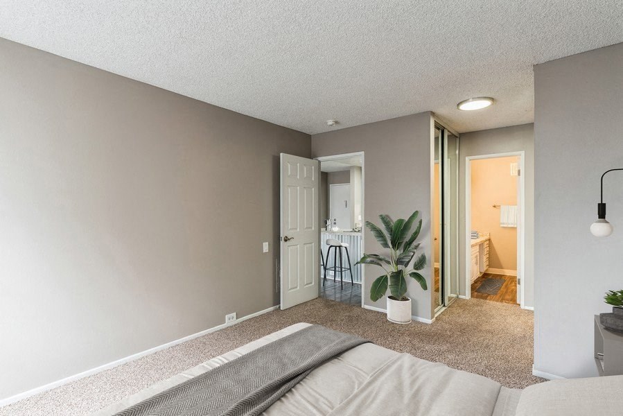 Model primary bedroom