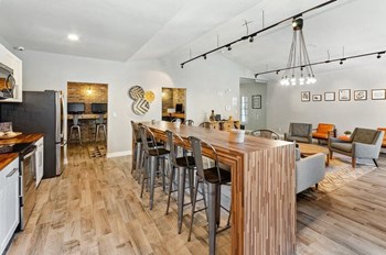 Clubhouse kitchenette and dining