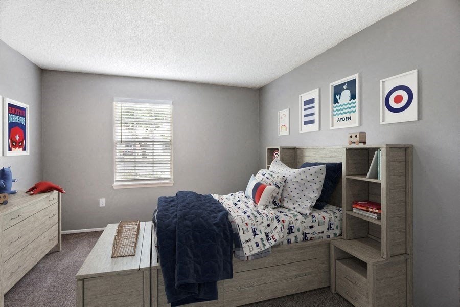 Model Bedroom with small window