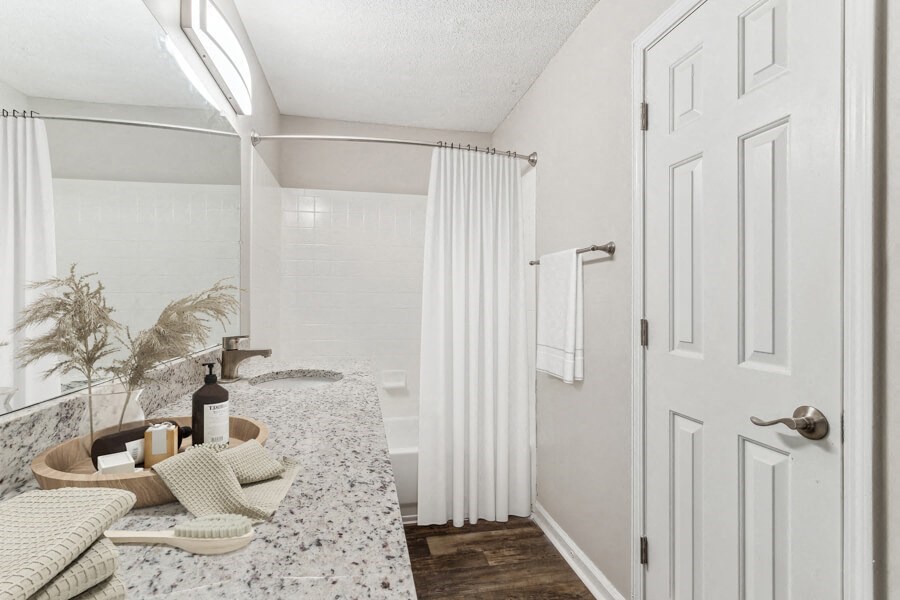 Model apartment bathroom