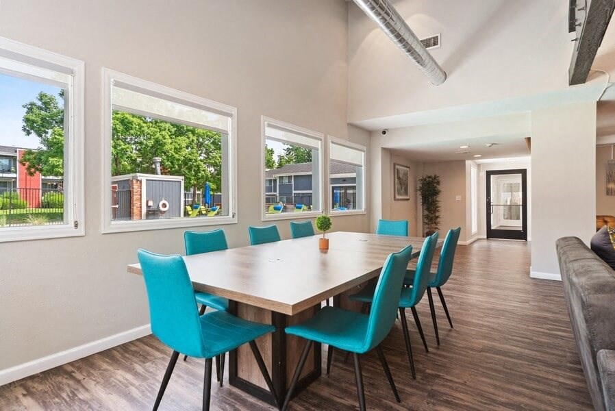 Clubhouse dining area
