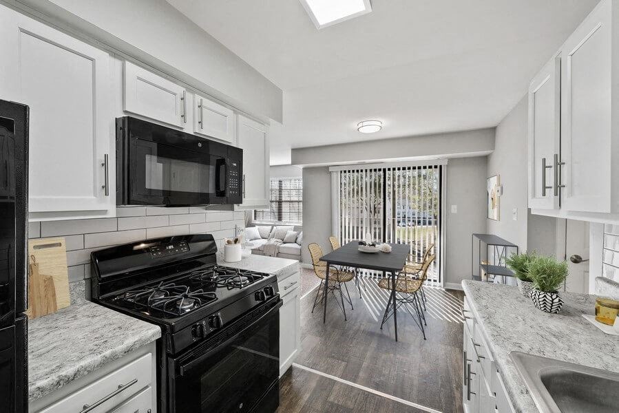 Model kitchen and dining