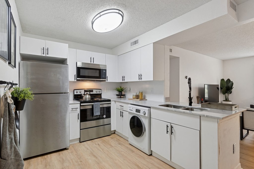 Model kitchen at Northlake Apartments in Jacksonville, FL