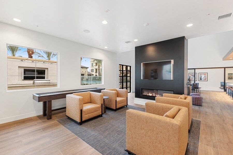 Open space lounge area