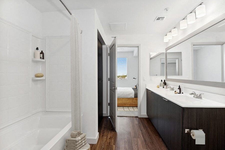 Model primary bathroom