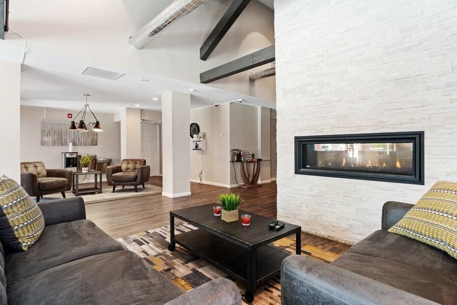 Clubhouse lounge area