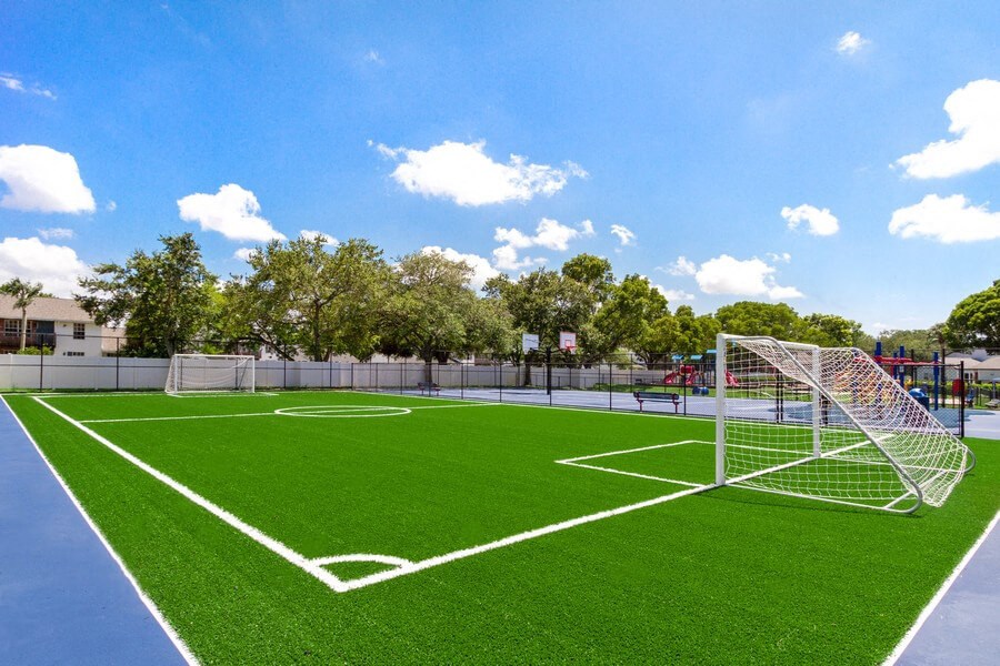 Soccer Field with turf