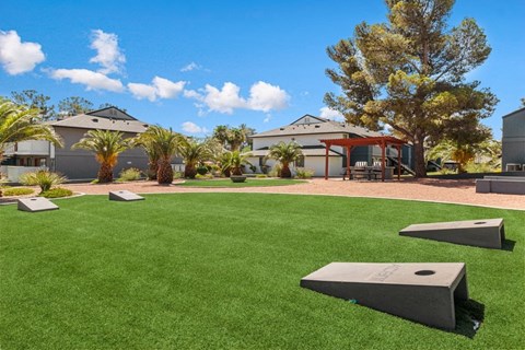 Outdoor community game area