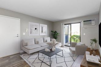 Model living room with patio door - Photo Gallery 1